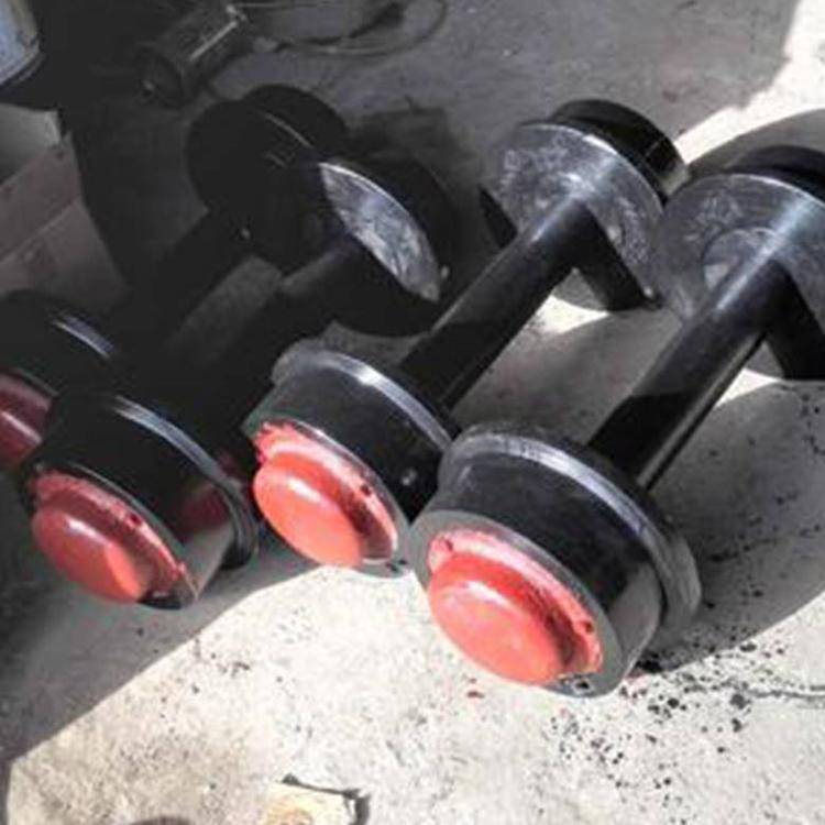 极速实心矿车轮对煤矿巷道轨道用矿车轨道轮L1吨矿车用600轨距矿