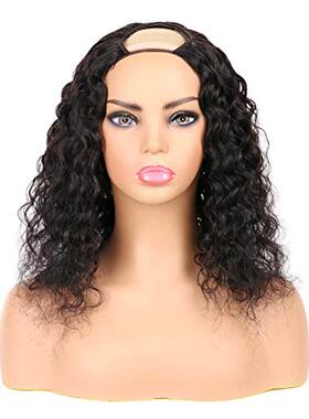 极速VIYAVIYfA U Part Human Hair Wig with Clips 2x4 U Sha