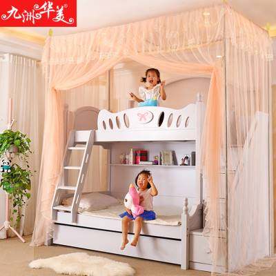 极速子母床蚊帐上下铺高低落地不锈钢支架15米1R2双层床儿童学生