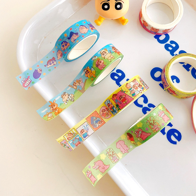极速ins风自制蜡笔小新卡通和纸胶C带手撕纸胶带相册日记手账DIY,文具电教/文化用品/商务用品,和纸胶带,淘宝优惠券,粉丝福利购,淘宝优惠卷