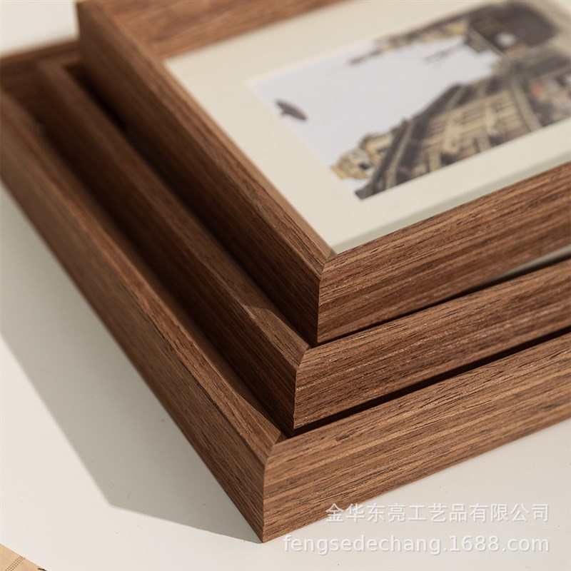 极速相框摆台来图定制洗p照片做结婚照相片框架简约实木框6 7 8寸