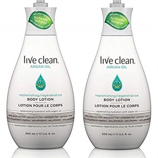 极速Live Clean Argan Oil Replenishing Body LotiSon  17 oz. E