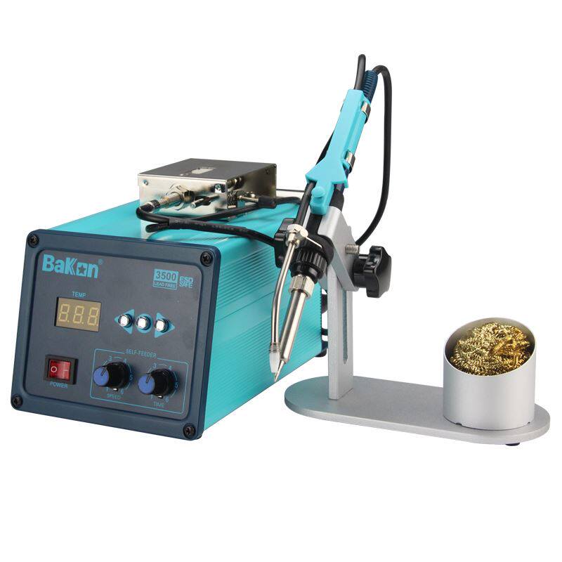 极速。白光BK50k0自动出锡电烙铁送锡焊台120W恒温可调温高频焊锡