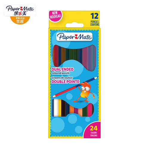 papermate缤乐美12支24色彩铅