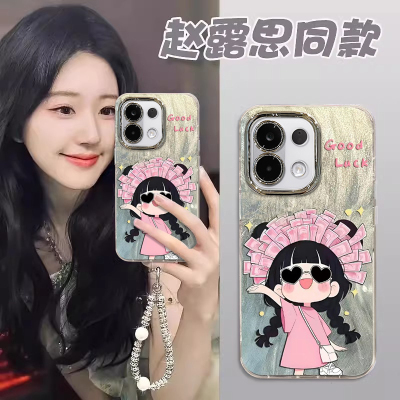 适用OPPOK系列幸运女孩手机壳