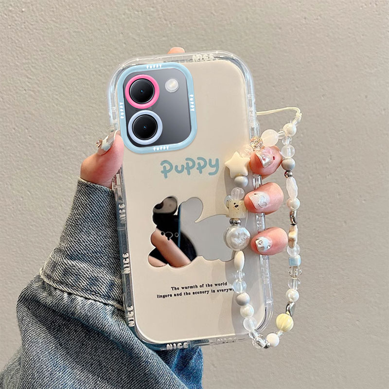 适用VIVOY100手机壳新款y100i镜面Y93s个性Y85创意Y78+兔子Y77e防摔Y73s保护套Y55s全包Y35M+软硅胶Y30标准版