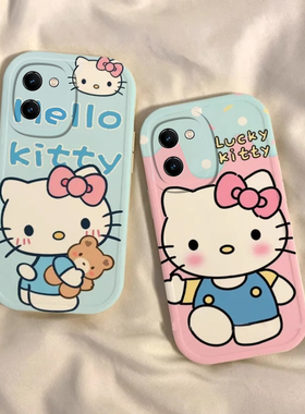 适用VIVOY100t手机壳新款100i全包y97硅胶y93s创意Y83a可爱卡通y78m凯蒂猫plus女保护套y77e防摔y52t个性y10