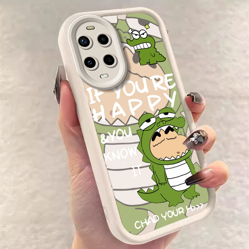 华为nova系列可爱鳄鱼小新手机壳