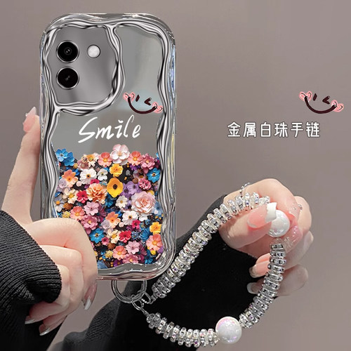 vivoY系列艺术时尚彩虹花朵外壳