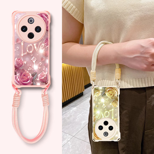 时尚 Y77E爱心Y76S 适用vivoY300Pro手机壳Y200i Y33T玫瑰Y53防摔Y12 Y78plus Y74女Y36I Y15外壳 y100t新款