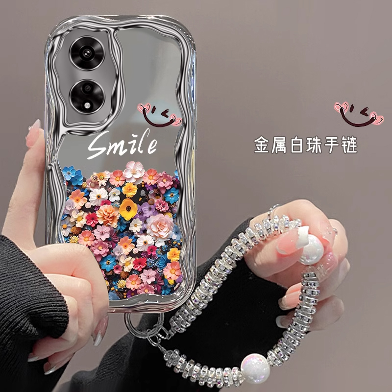 OPPOA系列艺术时尚彩虹花朵外壳