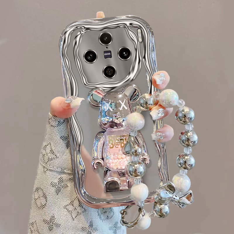 vivoX系列电镀潮流暴力熊手机壳