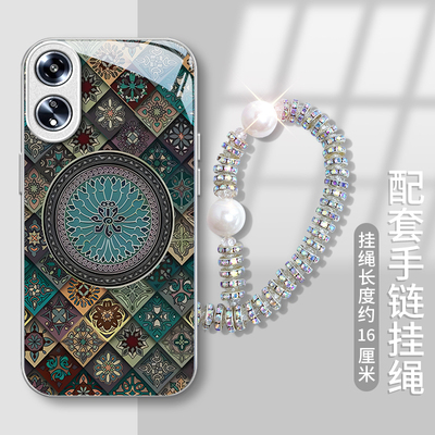 适用OPPOA系列图腾莲花手机壳