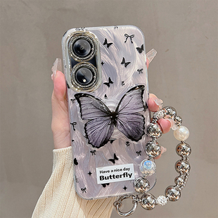 适用OPPOA98手机壳A97新款 53专用A52蝴蝶支架A11小众A32高级A3防摔套A2Pro潮 A96创意A93简约A72网红A55