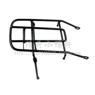 折叠14寸自行车货架锂电车货架衣架骑行托人货架电动车货架实心铁
