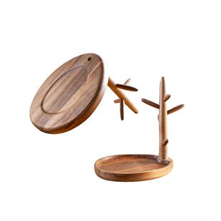 玄关架置物架入户门口鞋柜客厅收纳摆件装饰品新居礼品钥匙实木