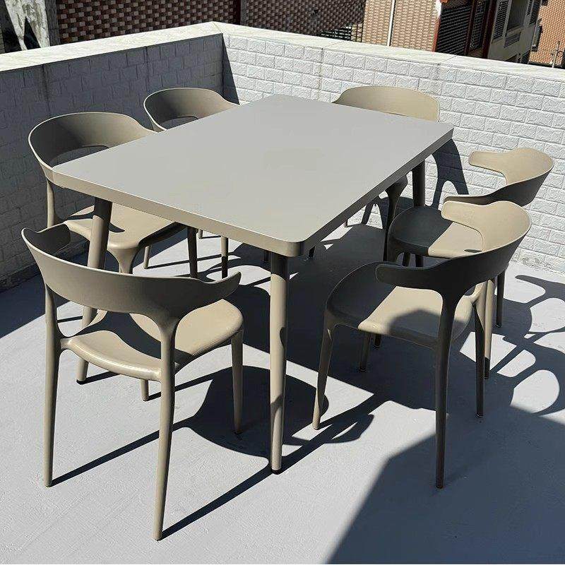 户外餐桌椅奶茶店咖啡酒馆洽谈网红露天碳钢长桌室外外摆休闲组合,住宅家具,不锈钢/PVC餐桌,淘宝优惠券,粉丝福利购,淘宝优惠卷
