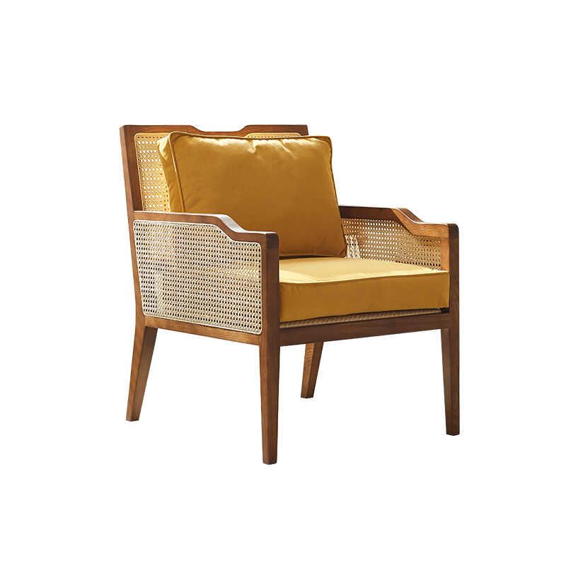 阳台藤编桌椅三件套组合家用客厅休闲沙发椅覆古侘寂风单人藤椅子