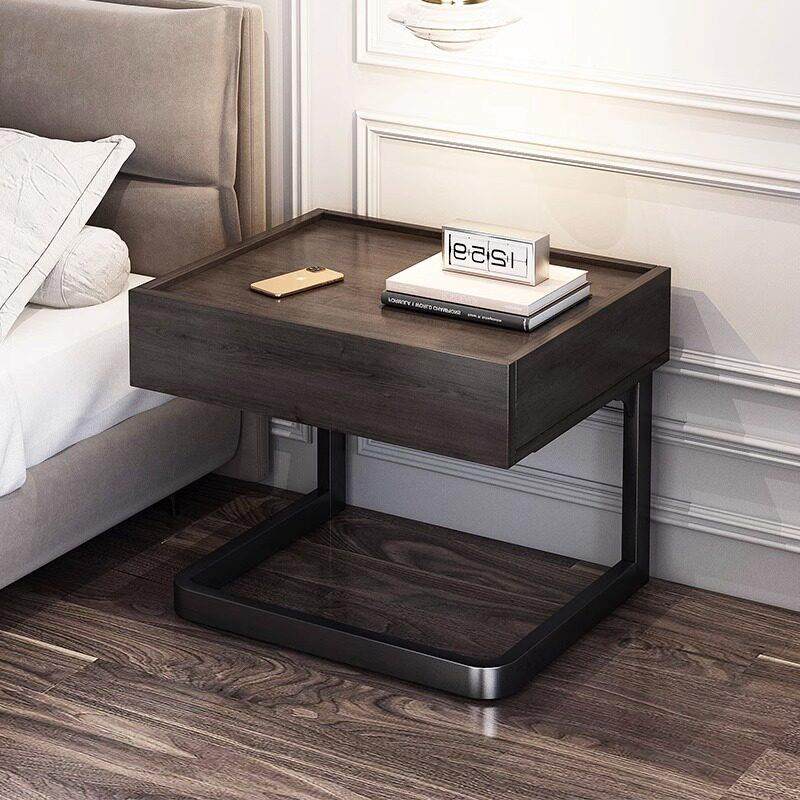 床头柜简约现代轻奢酒店床边柜替代卧室意式小型创意置物架储物柜,住宅家具,床头柜,淘宝优惠券,粉丝福利购,淘宝优惠卷