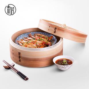 竹制蒸笼家用加高深化柳山蒸格栅蒸馒头蒸馒头蒸屉商业蒸器物