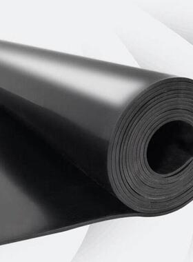 Karyon绝缘橡胶板6mm黑色平面1.2米x10米整卷配电房绝缘橡胶垫高