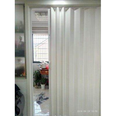 PVC折叠门 室内推拉门 厨房客厅隔断吊轨式卫生间阳台商铺隐形门