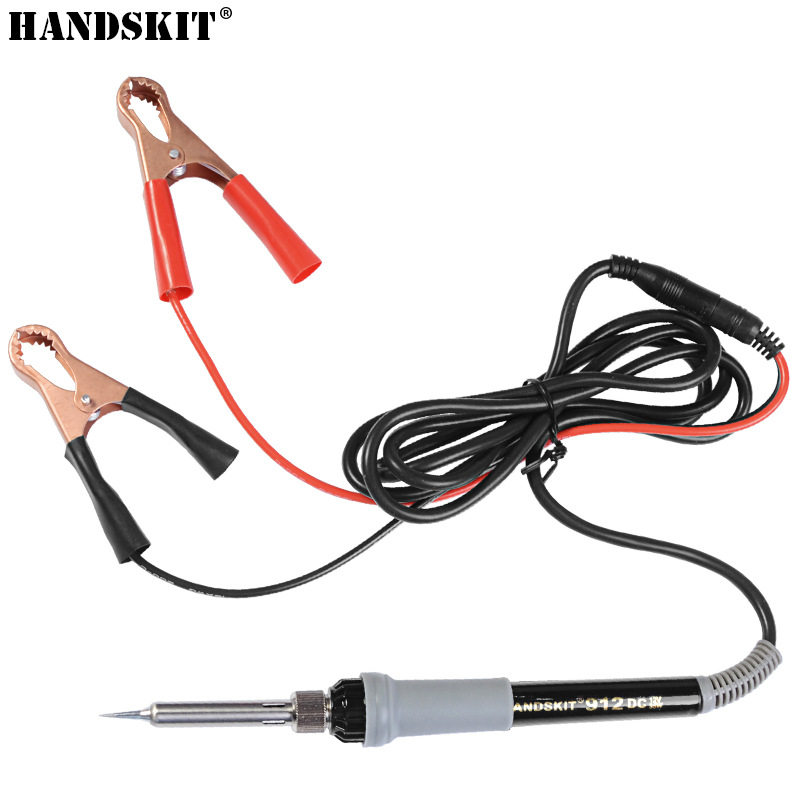 速发912内热式直流低压12V 电烙铁35W汽车插头电烙铁套装车载烙铁