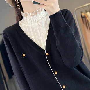 穿搭休闲款 针织衫 胖mm秋季 毛衣 毛衫 女装 大码 假两件上衣女2025新款