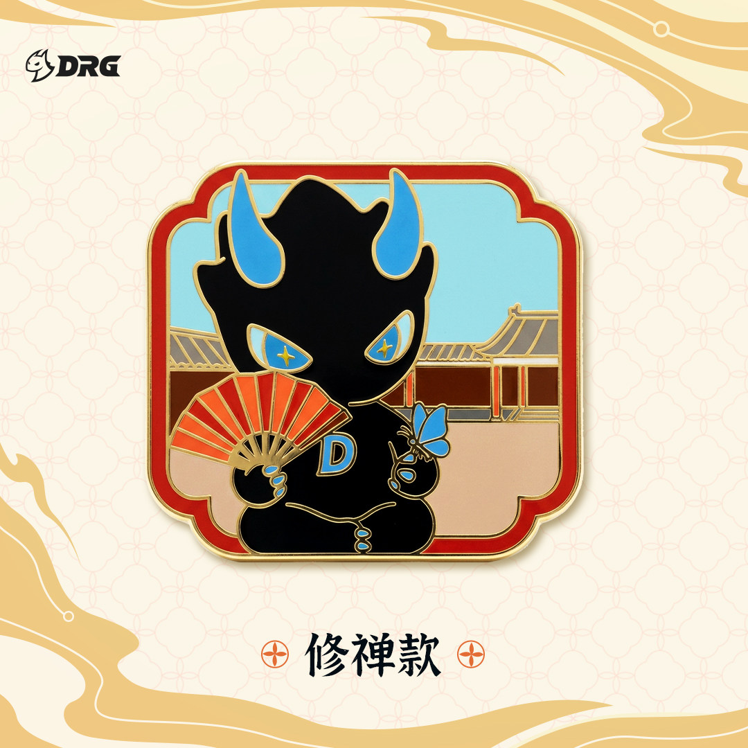 【DRG】D仔游北京系列金属徽章 城市限定纪念徽章