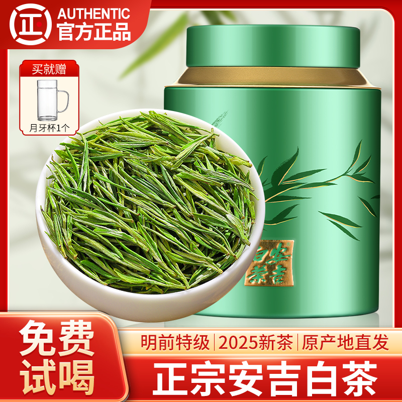 安吉白茶2025新茶明前特级茶叶
