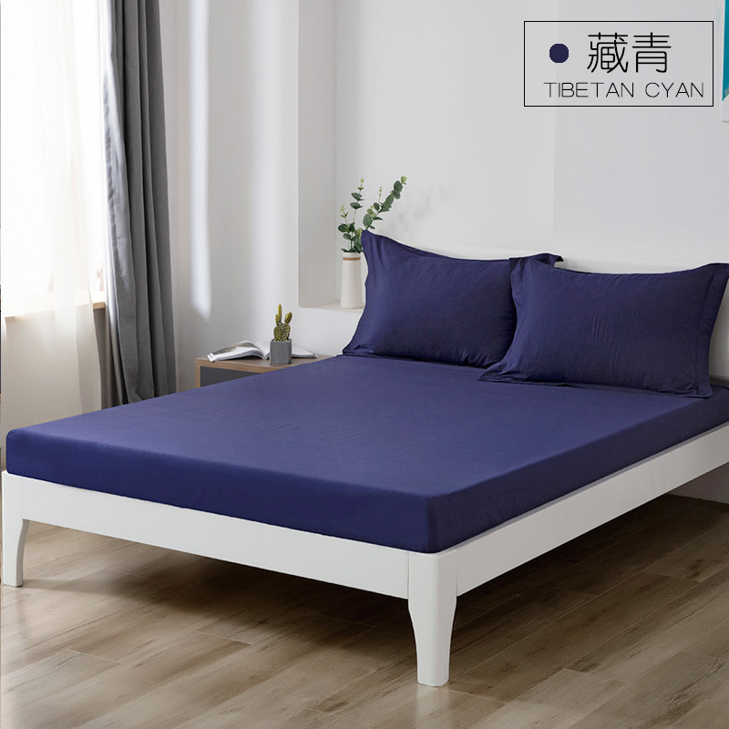 棕垫薄垫纯色纯棉床套床笠薄床垫专用5公分全棉床罩单件保护套1i.