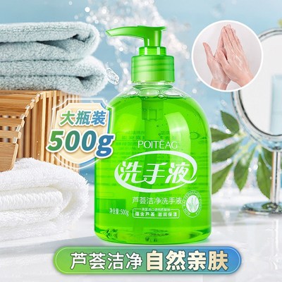 500ml Hand care aloe hand sanitizer bottle