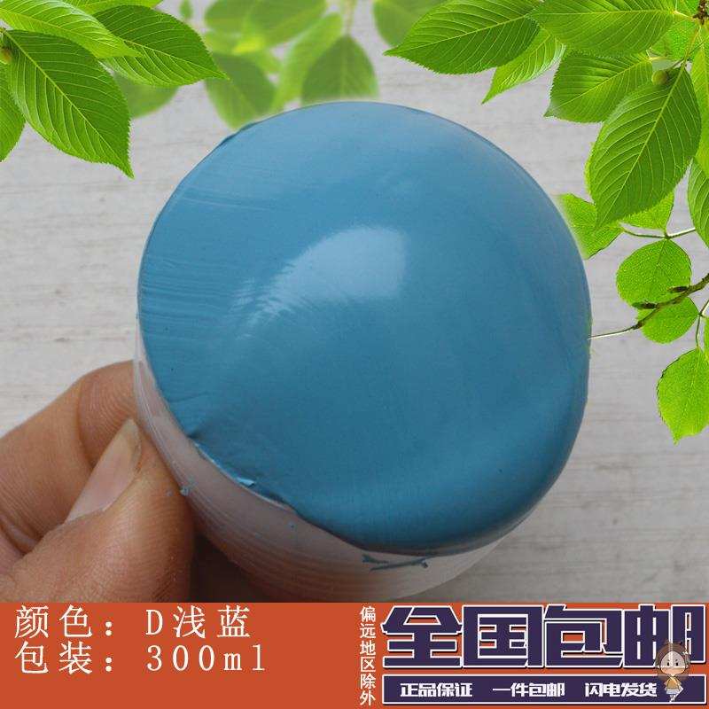 好货彩色玻璃胶蓝色耐候胶 淡蓝天蓝色 浅蓝色中性硅酮结构密封胶