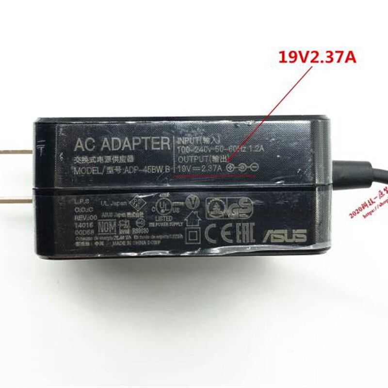 极速华硕M4050L S406U TX201L F442U笔记本充电线电源配接器19V2.