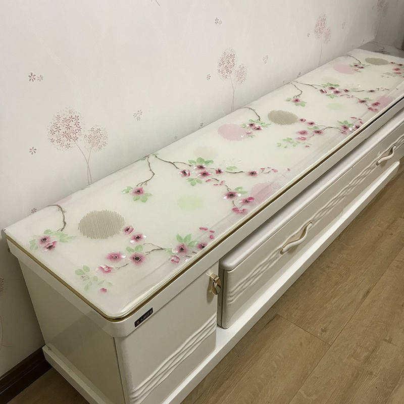 彩色防油鞋柜塑胶垫床头柜餐桌垫茶几垫板电视柜桌布软玻璃防水桌