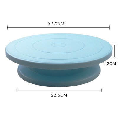 Plastic Cake Plate Turntable Rotating Anti-skid Round Cake S