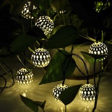 Lantern Moroccan Solar Lamp Fairy 推荐 Waterproof 10LEDs