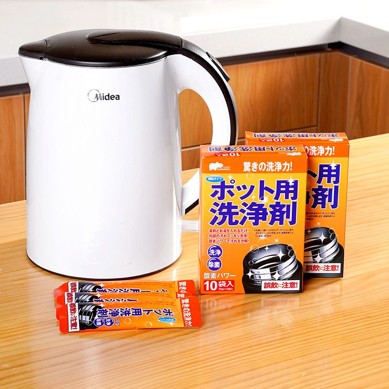 日本去茶垢清洁剂家用食品级电水壶水垢清除剂茶具茶渍茶垢清洗剂