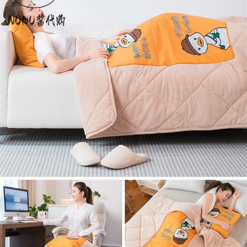 日本抱枕被子两用加厚二合一折叠枕头被办公室午睡空调毯子靠枕,居家布艺,抱枕被,淘宝优惠券,粉丝福利购,淘宝优惠卷