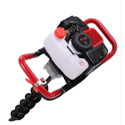 四冲程大功率地钻挖坑机打洞机新款立柱转动大型发动合金头塑料