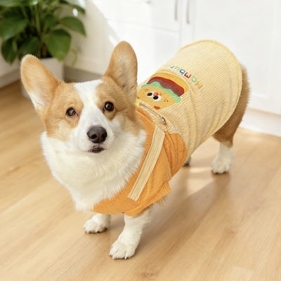 2025年新款宠物秋冬保暖狗狗衣服防脏外套柯基比熊中型犬冬季马甲