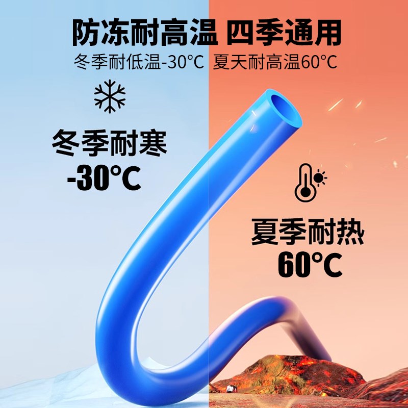 工邦邦气管空压机气泵防爆put气管高压透明气动软管4/6/8/10/12m