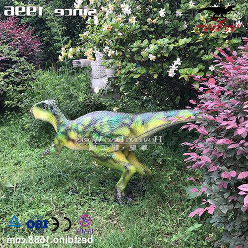 恐龙工厂生产制作仿真恐龙动物龙模型恐龙骨架凌齿龙模型摆件