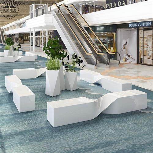 玻璃钢座椅室内户外树池商场休闲坐凳异形坐椅花盆花坛休闲椅组合,商业/办公家具,休闲椅系列,淘宝优惠券,粉丝福利购,淘宝优惠卷