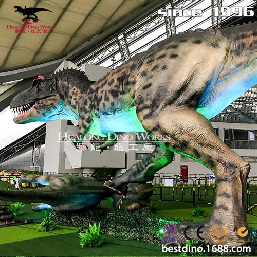 仿真恐龙机械模型霸王龙机模电动仿真恐龙工厂景区活动氛围