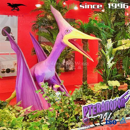 机械仿真恐龙风神翼龙大型动物模型工厂制作厂家展厅游乐园展览