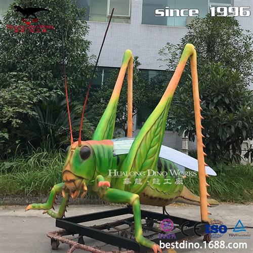 华龙龙工厂制作生产仿真昆虫动物电动机械蟋蟀.景区动物园引流