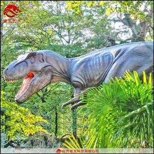 活体恐龙模型大型会动会叫机械恐龙动态雕塑仿真霸王龙展览定制