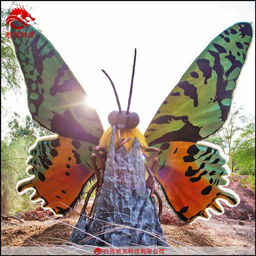 大型可动雕塑定制仿真蜘蛛模型机械舞台动态道具机模装置定制公司