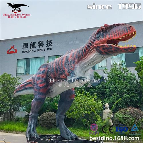 仿真工厂模型凶猛巨兽龙电动机械恐龙主题乐园森林商场活动